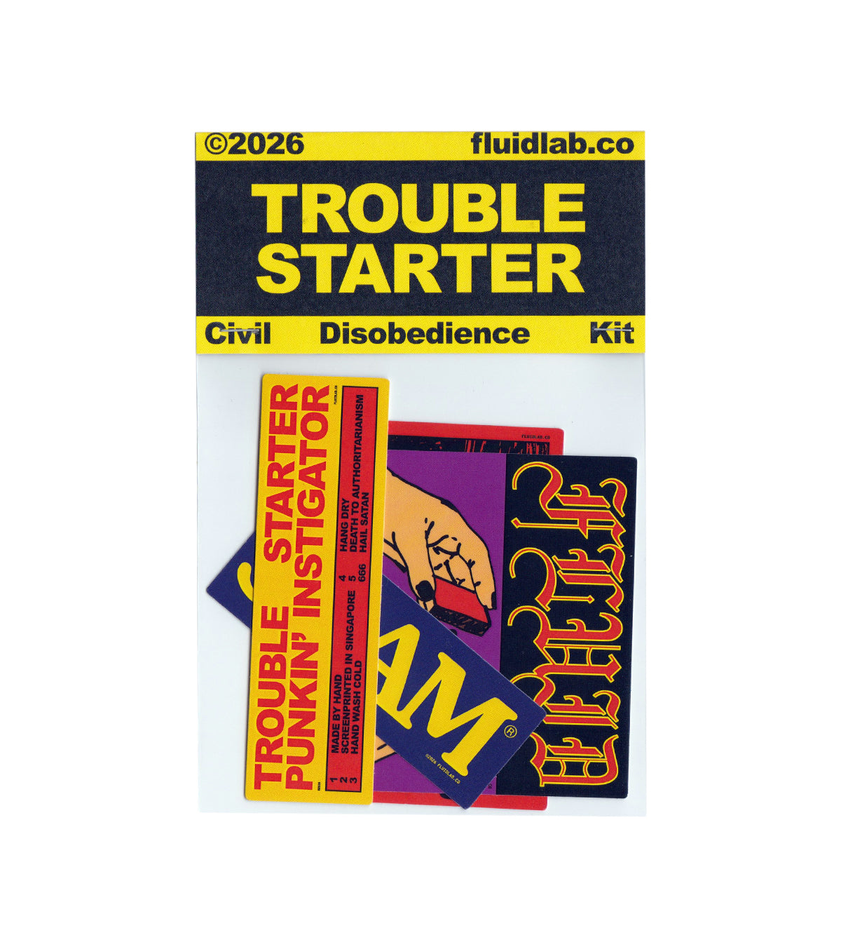 Sticker Pack Civil Disobedience Kit