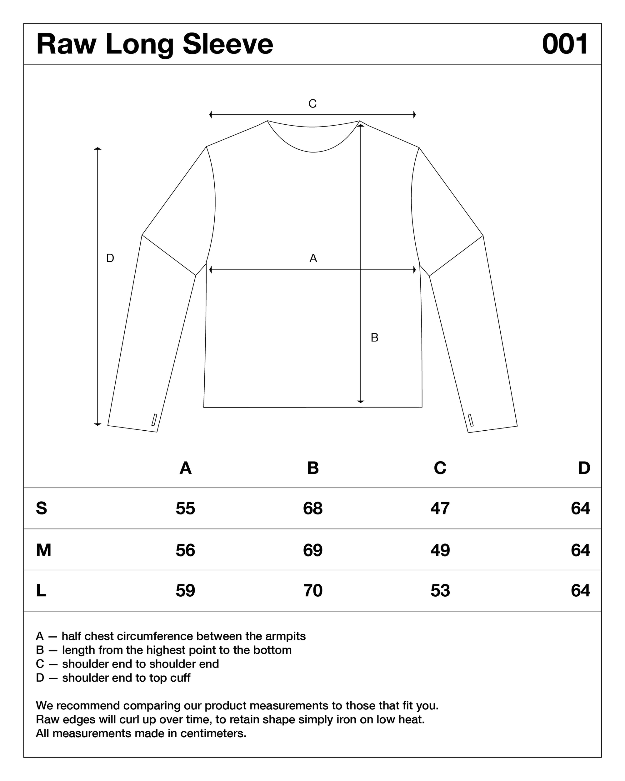 Raw Long Sleeve 001